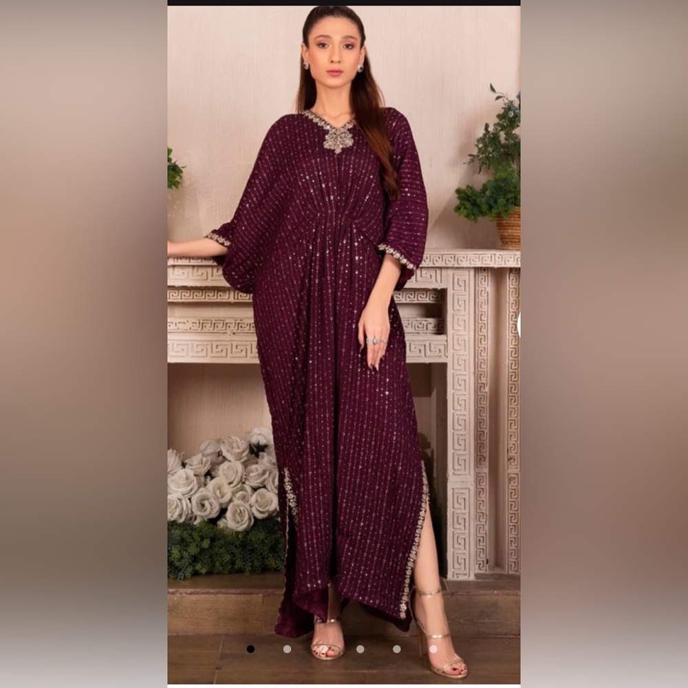 Elegant Purple Women's Dress